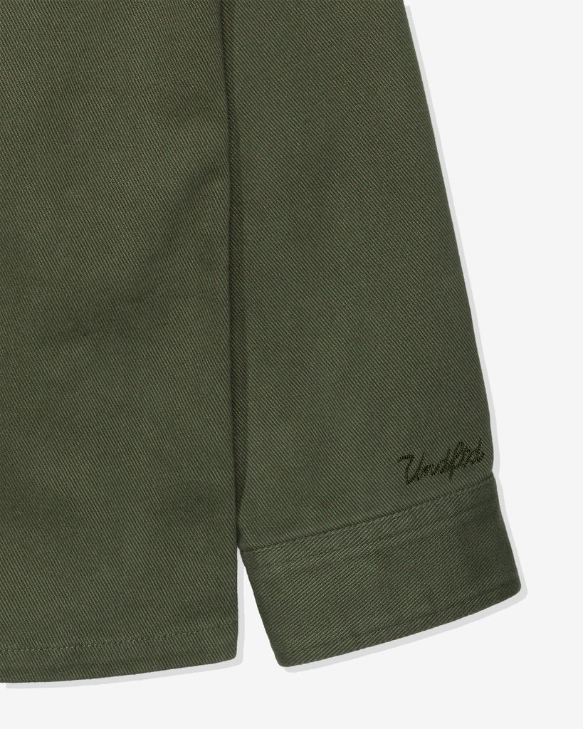 FA26 UNDEFEATED WASHED L/S WORKSHIRT - OLIVE