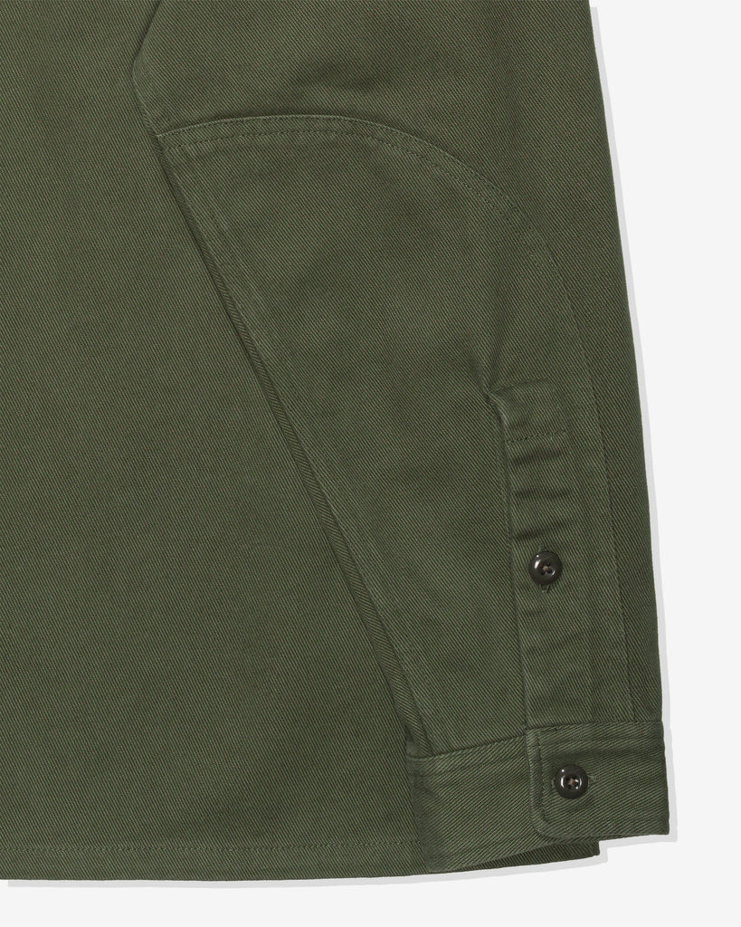 FA26 UNDEFEATED WASHED L/S WORKSHIRT - OLIVE