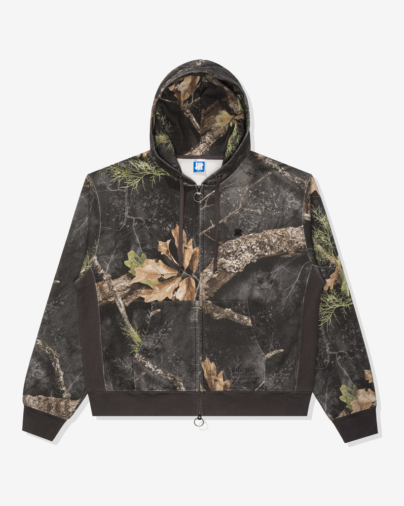 FA26 UNDEFEATED WASHED ZIP HOOD - MIDNIGHT