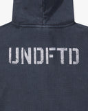 FA26 UNDEFEATED WASHED ZIP HOOD - NAVY
