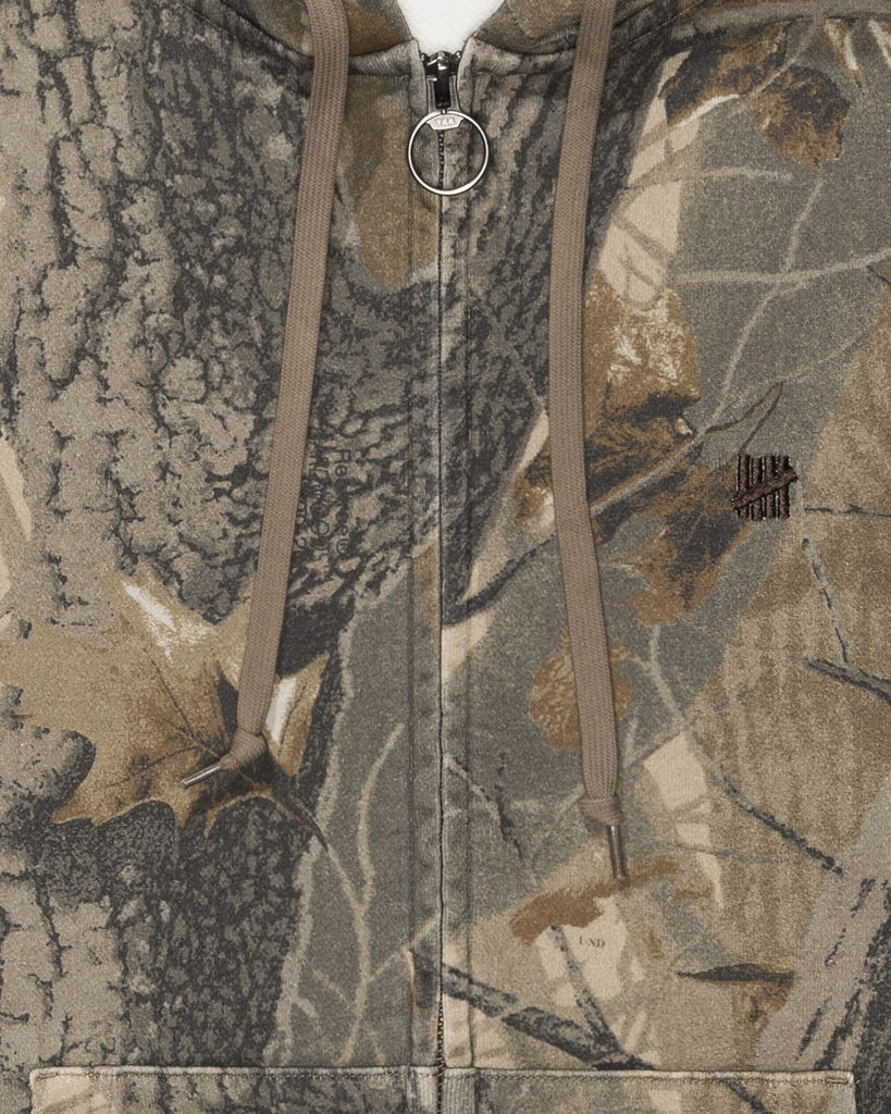 FA26 UNDEFEATED WASHED ZIP HOOD - HARDWOODS