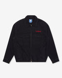 UNDEFEATED ZIP-UP WORK BLOUSON JACKET BLACK