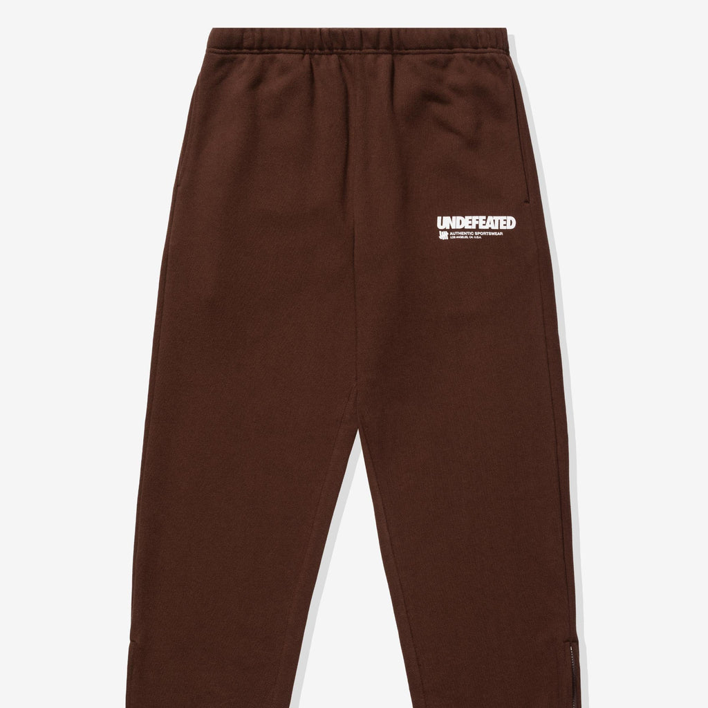 UNDEFEATED LOGO ZIP SWEATPANT