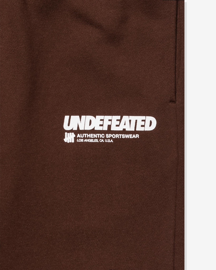 UNDEFEATED LOGO ZIP SWEATPANT