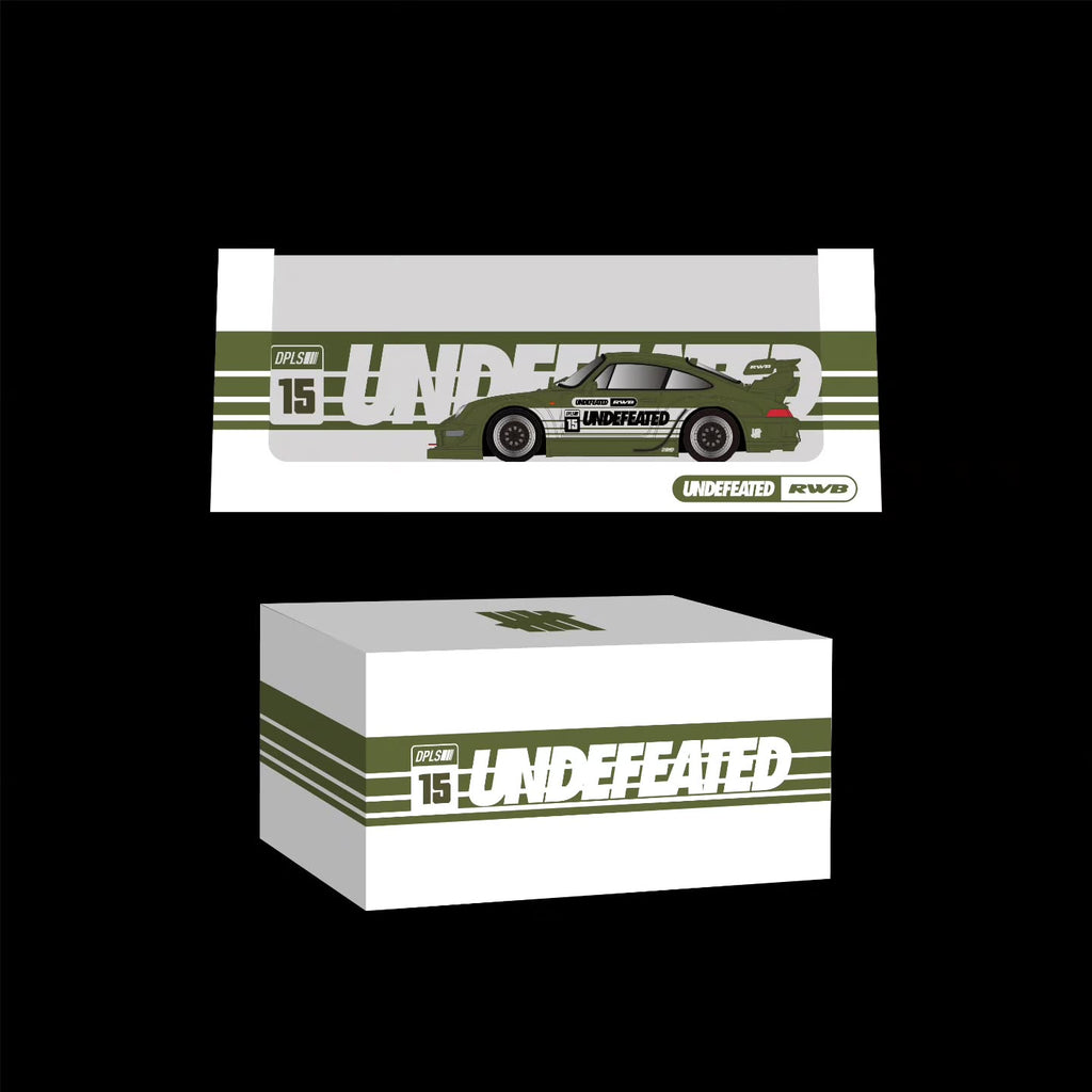 UNDEFEATED X RWB X DPLS OLIVE DIE CAST CAR