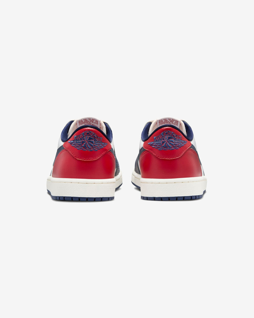 JORDAN AJ 1 RETRO LOW OG - GYM RED & MIDNIGHT NAVY
