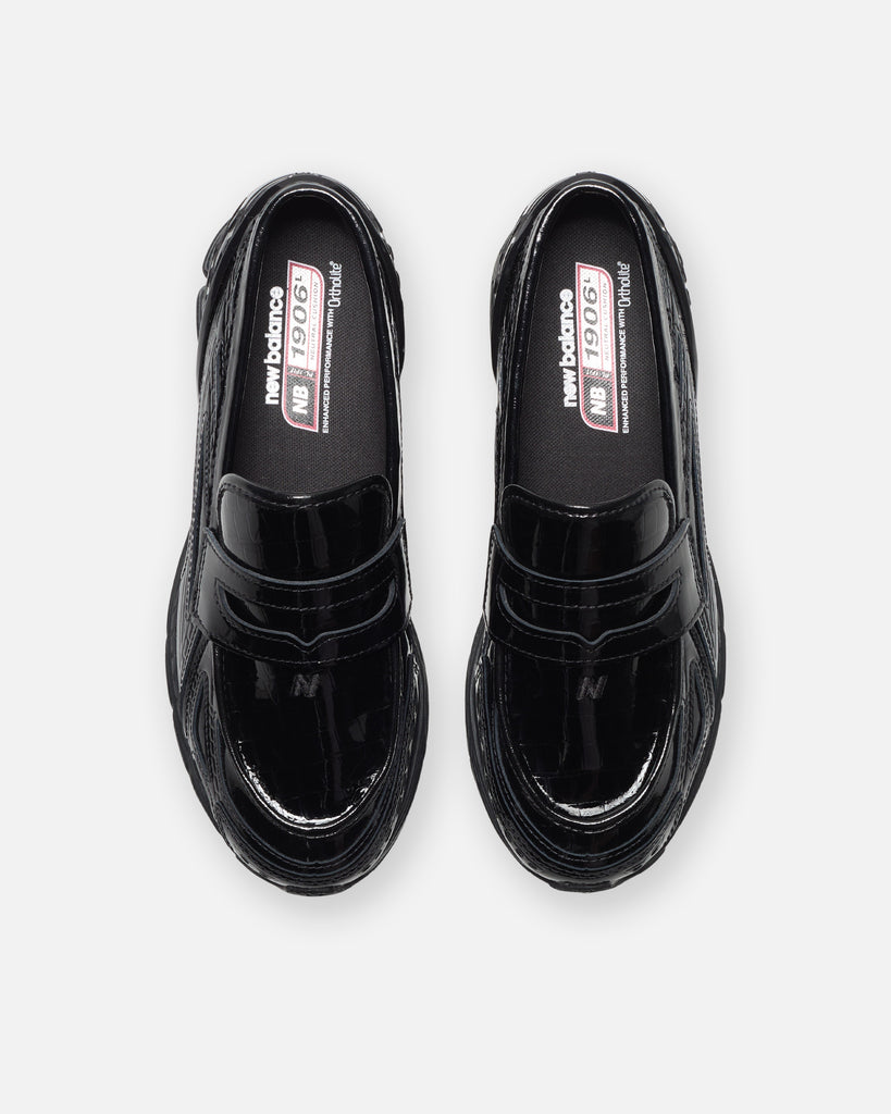 NEW BALANCE 1906 LOAFER - PATENT LEATHER - BLACK