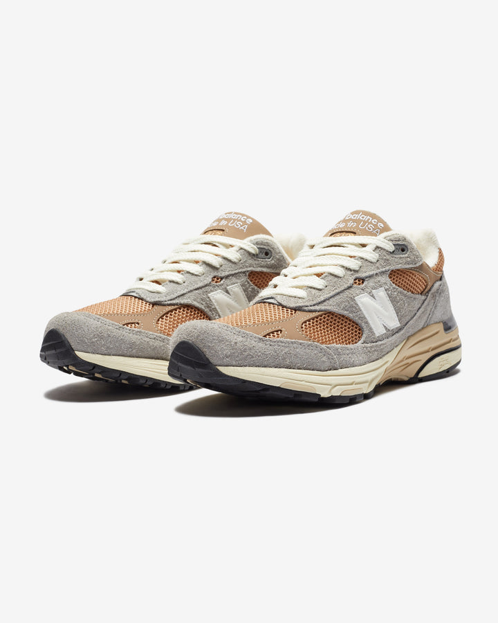 NEW BALANCE 'MADE IN USA' 993 - SHADOWGREY/ DRIFTWOOD (PIG-SKIN)