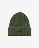 UNDEFEATED CUFFED RIB BEANIE - MOSS