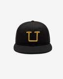 UNDEFEATED X NE BIG U SNAPBACK - BLACK