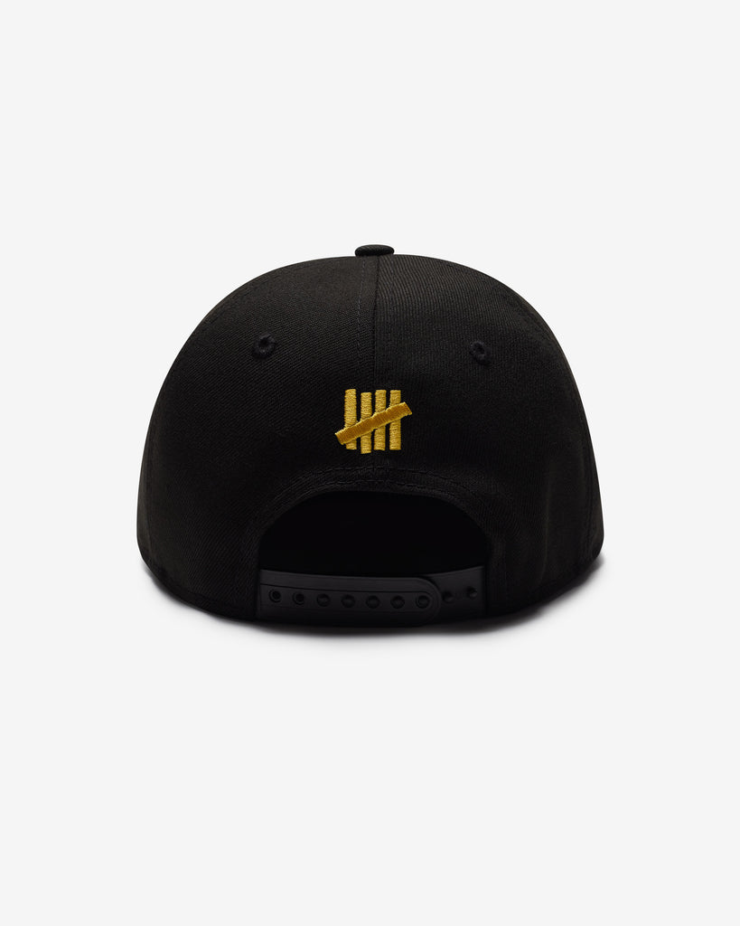 UNDEFEATED X NE BIG U SNAPBACK - BLACK