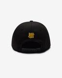 UNDEFEATED X NE BIG U SNAPBACK - BLACK