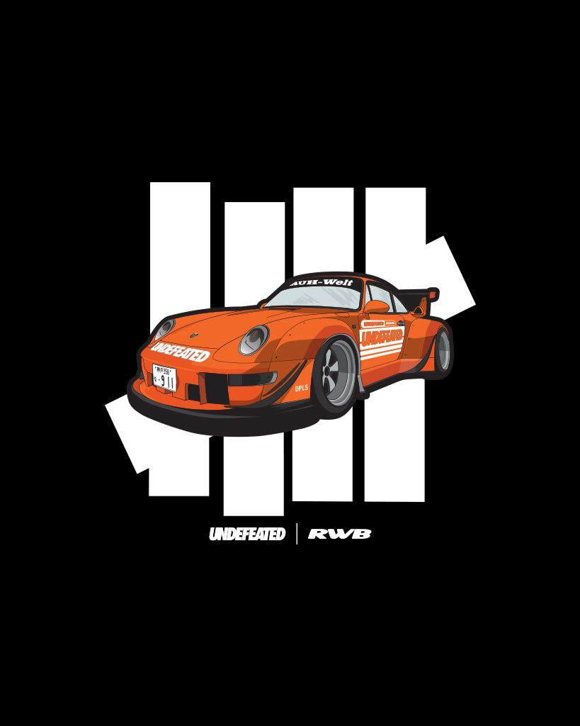 UNDEFEATED X RWB S/S TEE - ORANGE