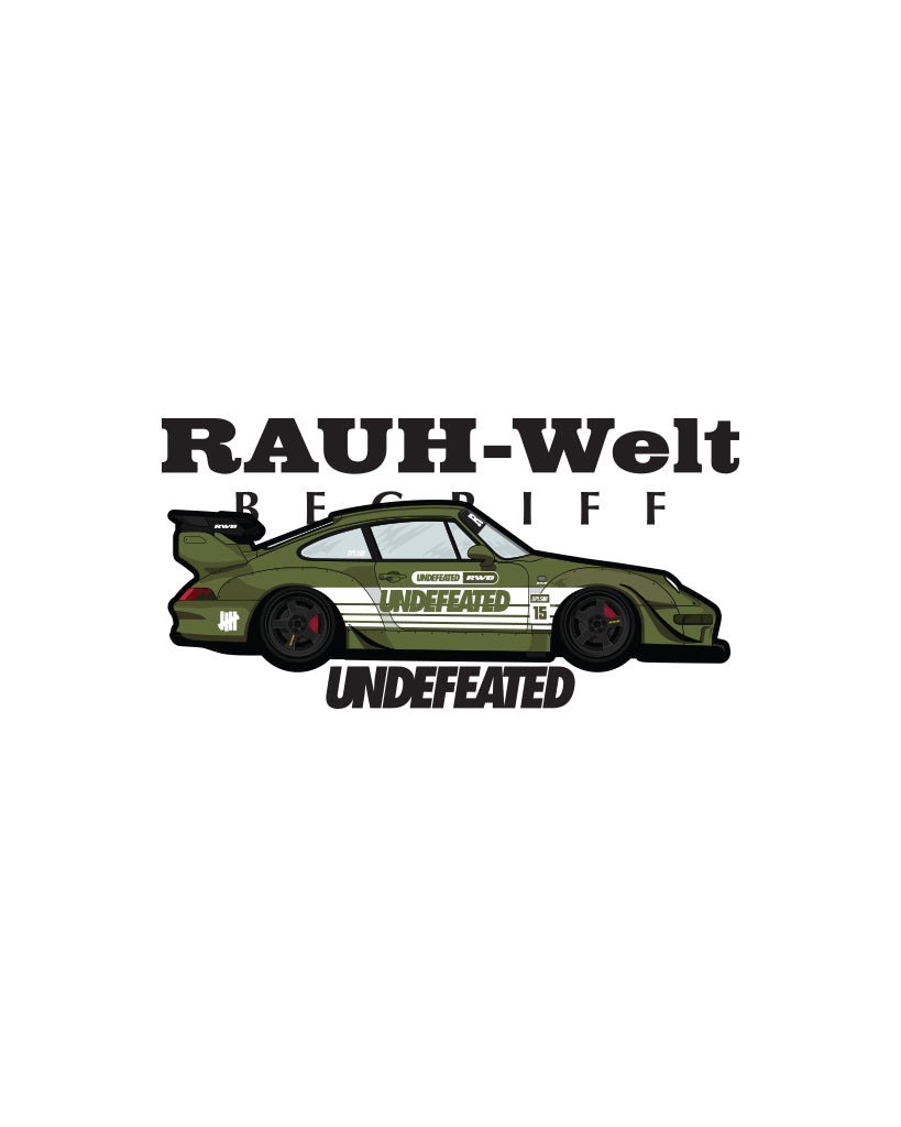 UNDEFEATED X RWB S/S TEE - OLIVE