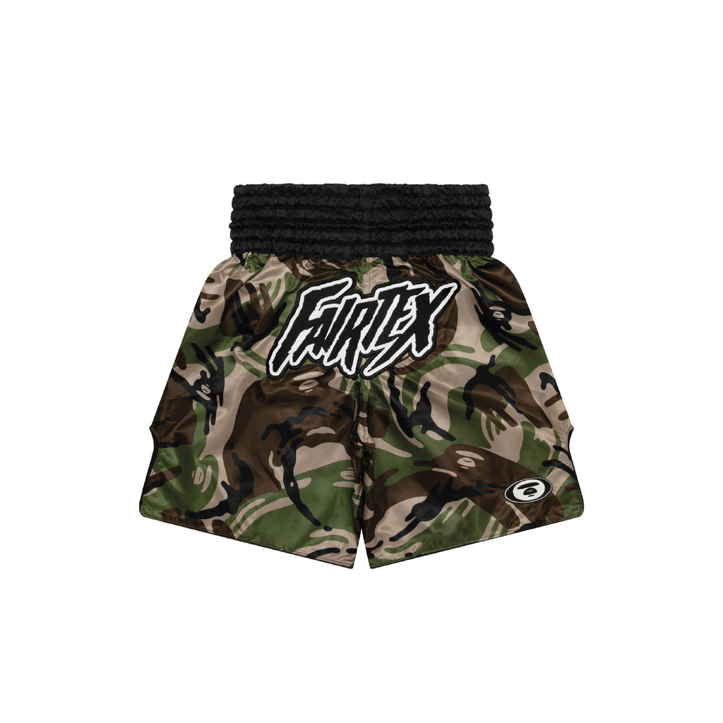 AAPE X FAIRTEX CAMO BOXING SHORTS